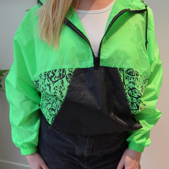 Vintage neon windbreaker - Picture 6 of 6